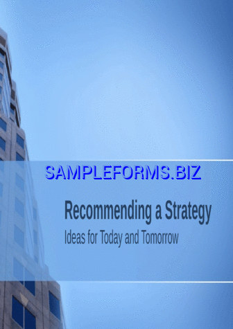Business Strategy Presentation Template pdf potx free